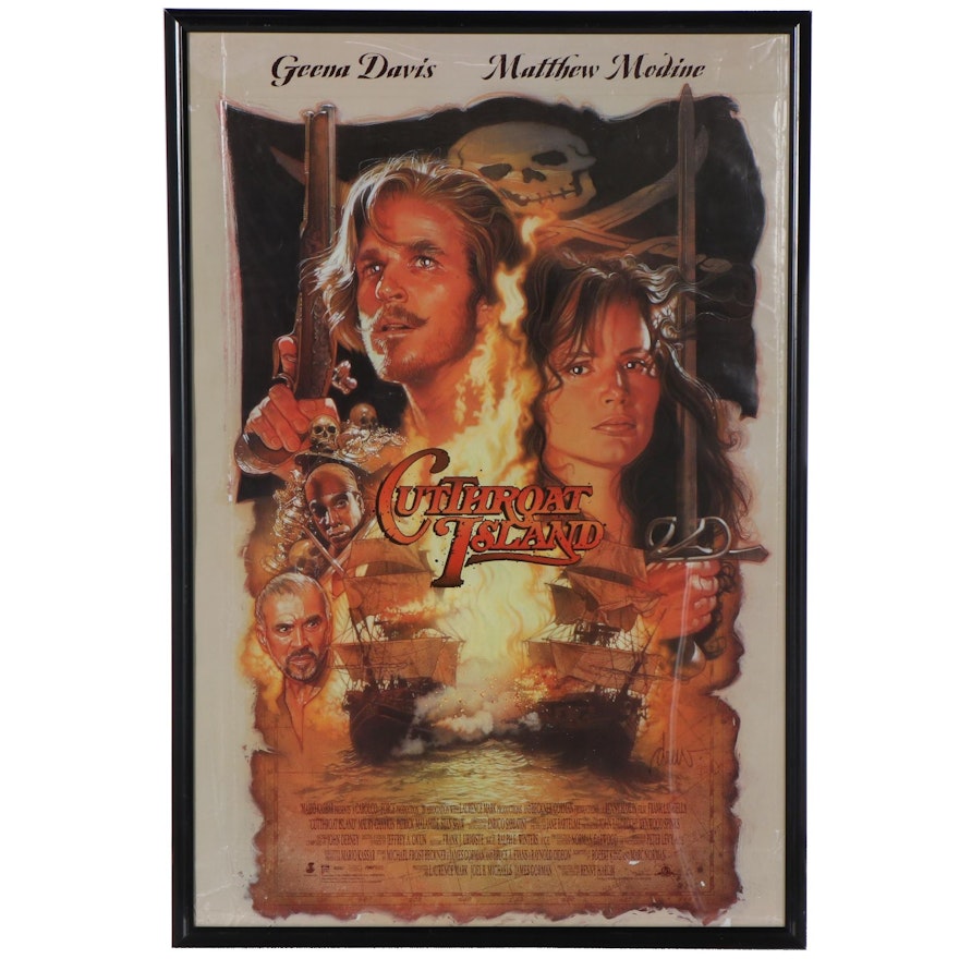 "Cutthroat Island" Offset Lithograph Movie Poster