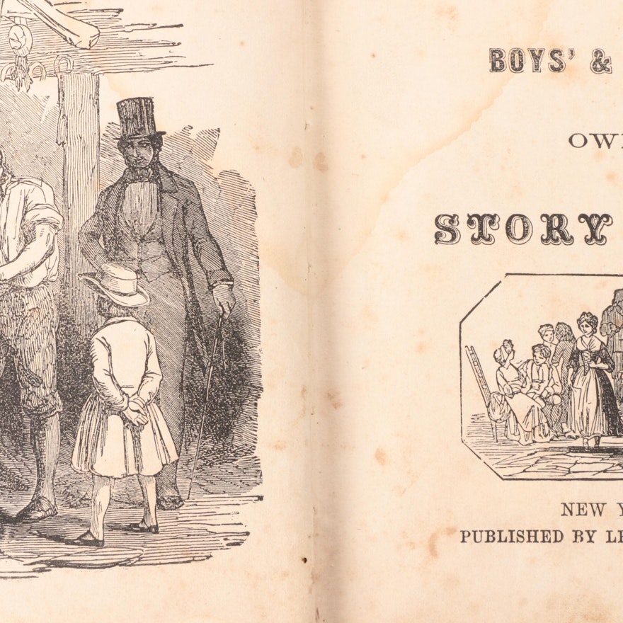 Illustrated "Boys' & Girls' Own Story Book" Unbound Children's Book, 1868