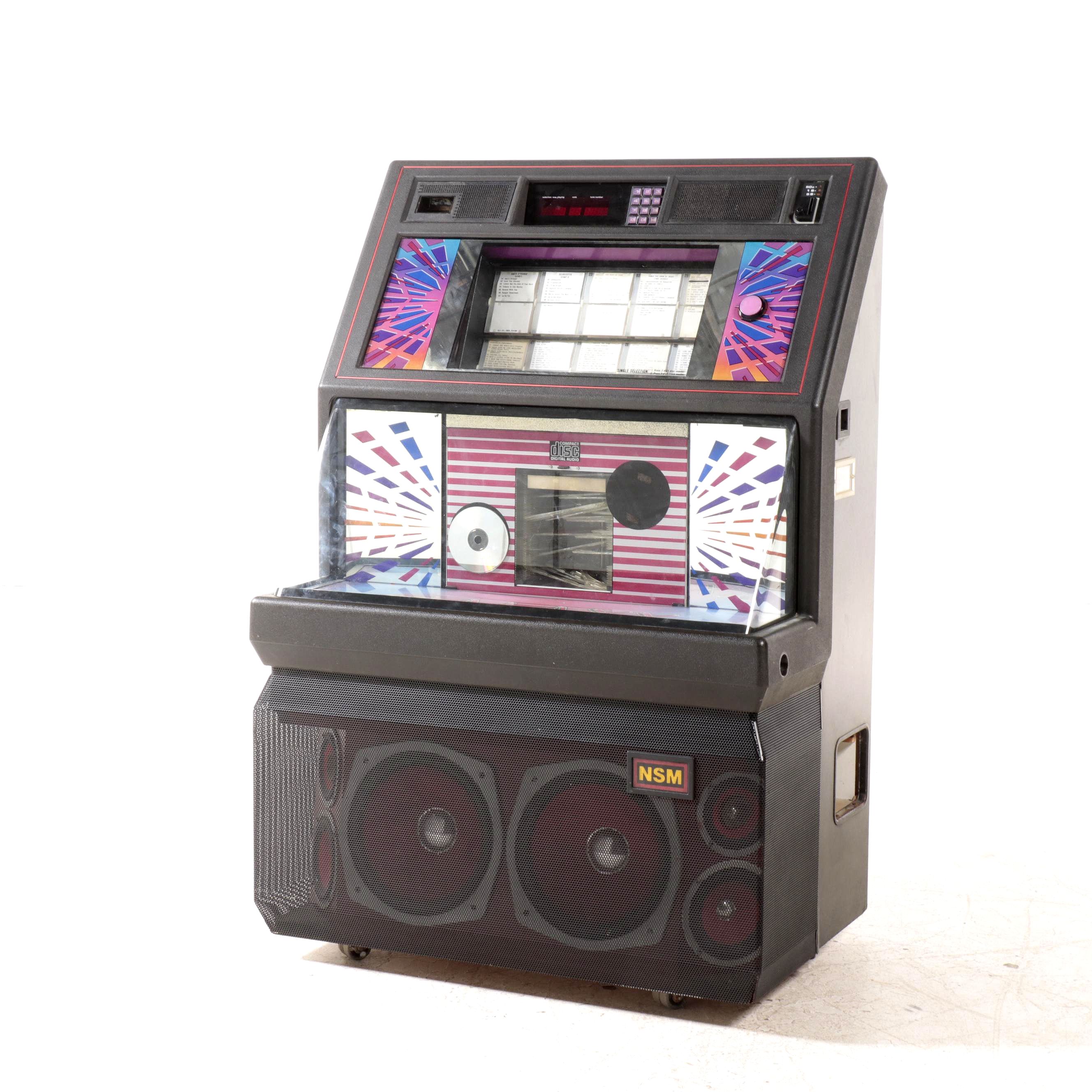 NSM Galaxy Electric Coin Operated CD Jukebox Machine EBTH