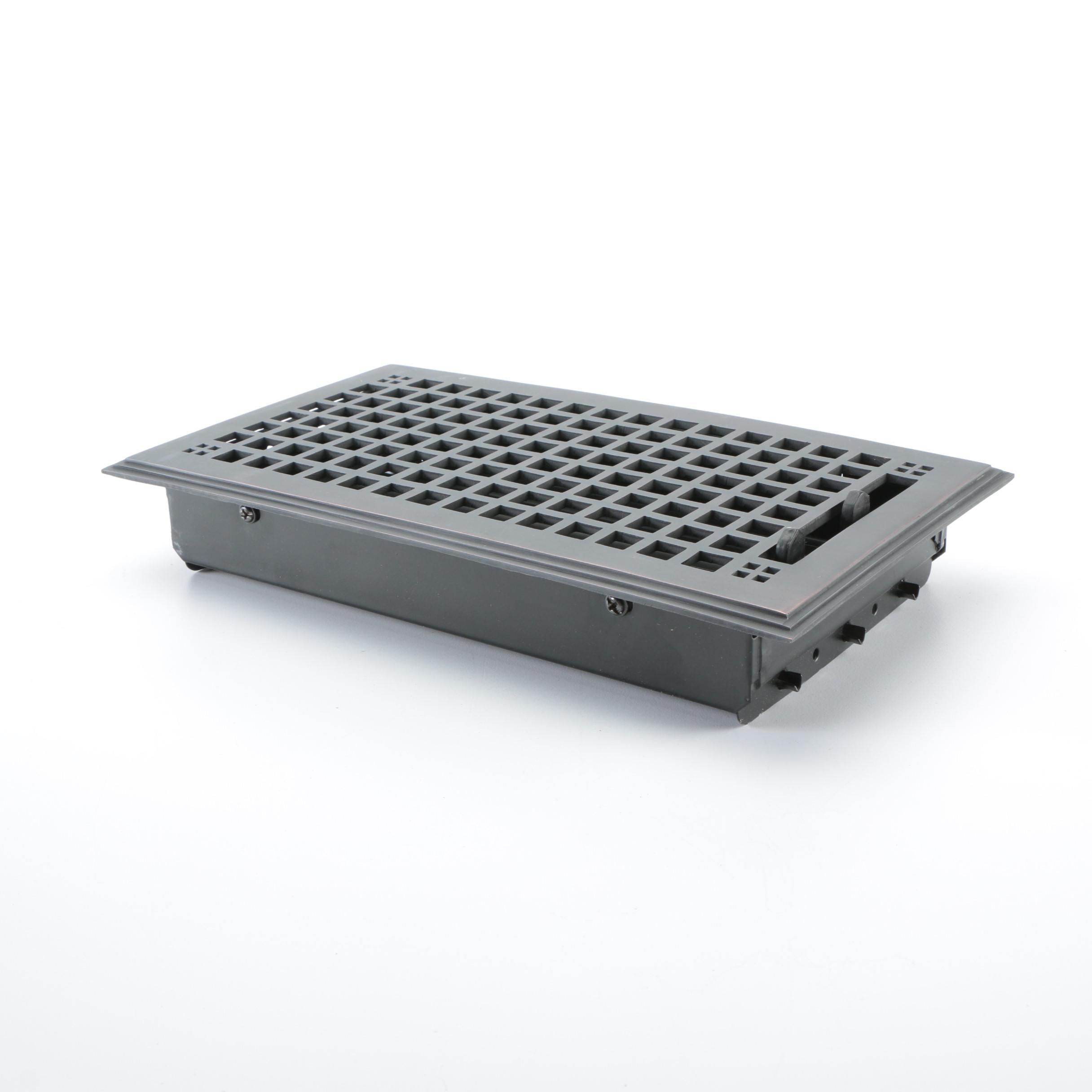 Brass Floor Registers in Bronze Finish EBTH