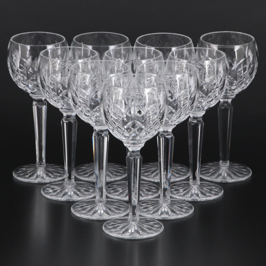 Waterford Crystal "Lismore" Hock Wine Glasses
