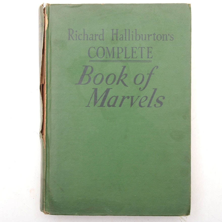 "The Complete Book of Marvels" by Richard Halliburton, 1941