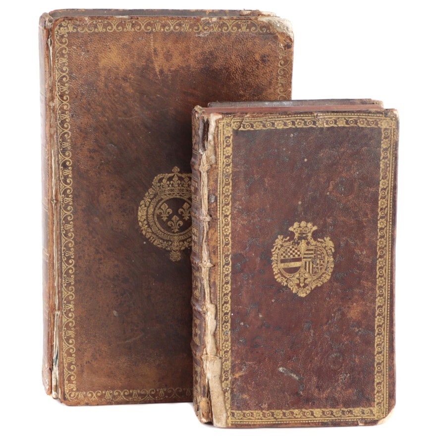 Antique Leather Book Safes