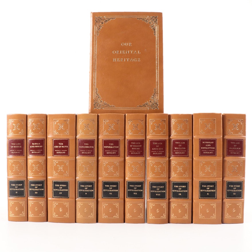 Easton Press "The Story of Civilization" Full 11-Volume Set