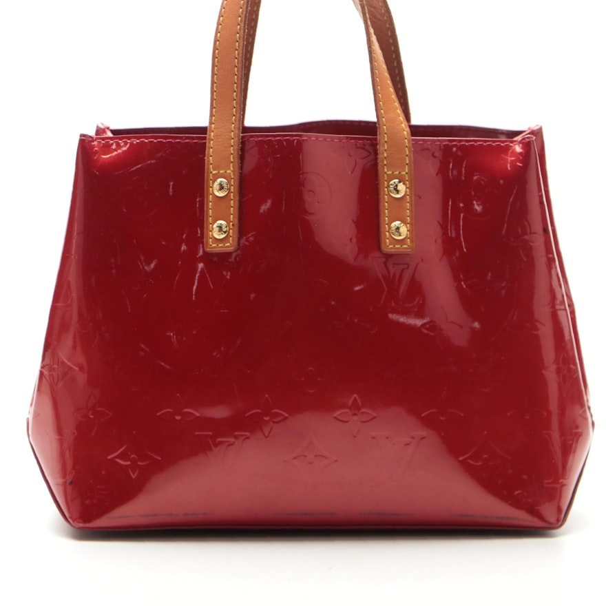 Louis Vuitton Reade Tote in Pomme d'Amour Monogram Vernis and Vachetta Leather