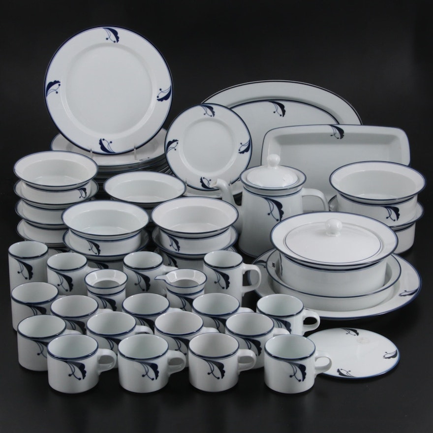 Dansk "Bayberry Blue" Ceramic Dinnerware, 1986–1998