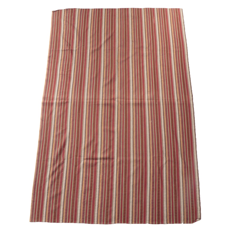 6'4 x 9'11 Handwoven Striped Area Rug