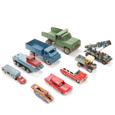 Diecast Toy Cars and Trucks Featuring U.S. Army Vehicle