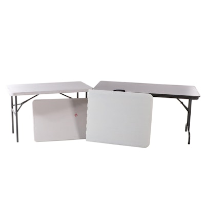 Four Folding Tables Including Lifetime and Virco