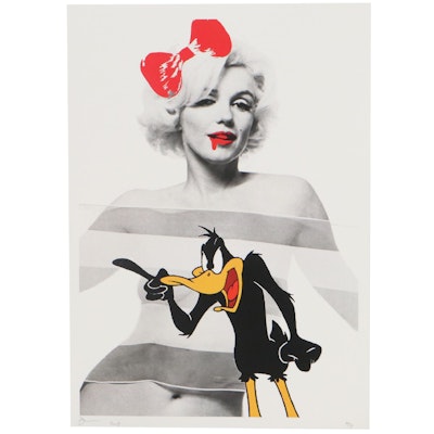 Death NYC Pop Art Graphic Print "Monro Duck R," 2019