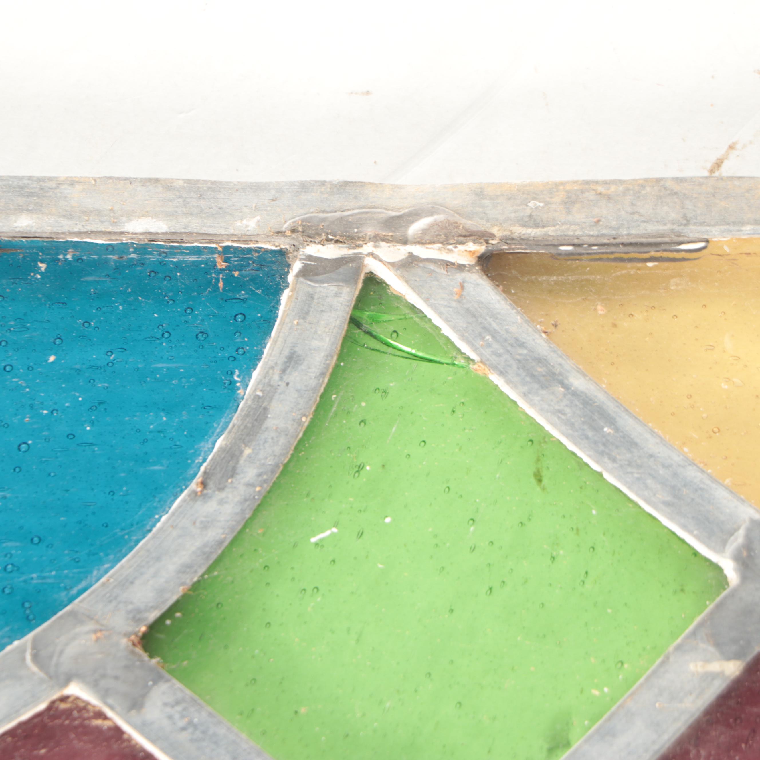 Two Stained Glass Window Panels EBTH