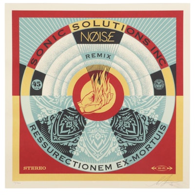 Shepard Fairey Serigraph "NØISE/SSI: Ressurectionem Ex-Mortuis Remix," 2020