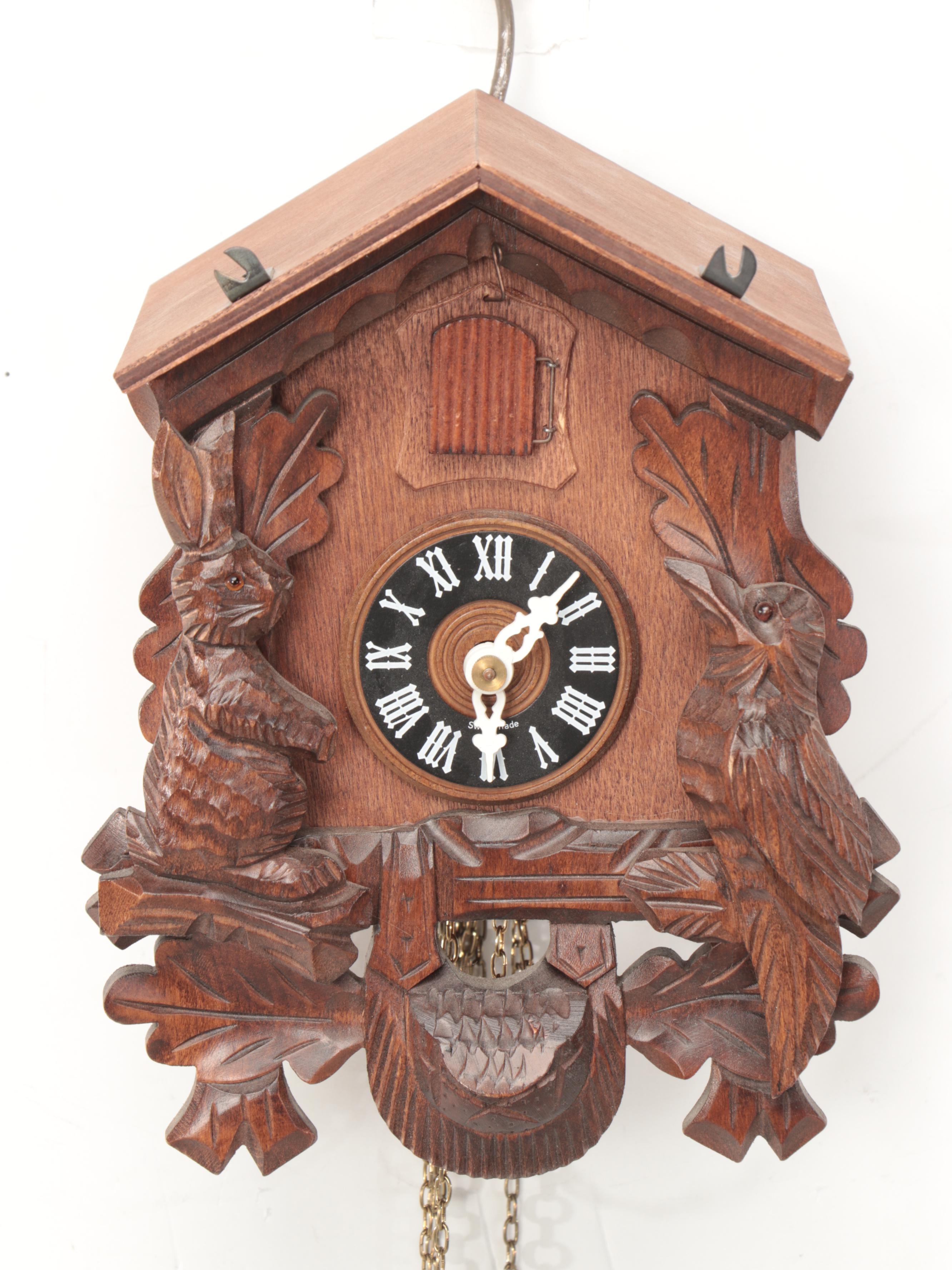 Lotscher Swiss Chalet Cuckoo Clock EBTH