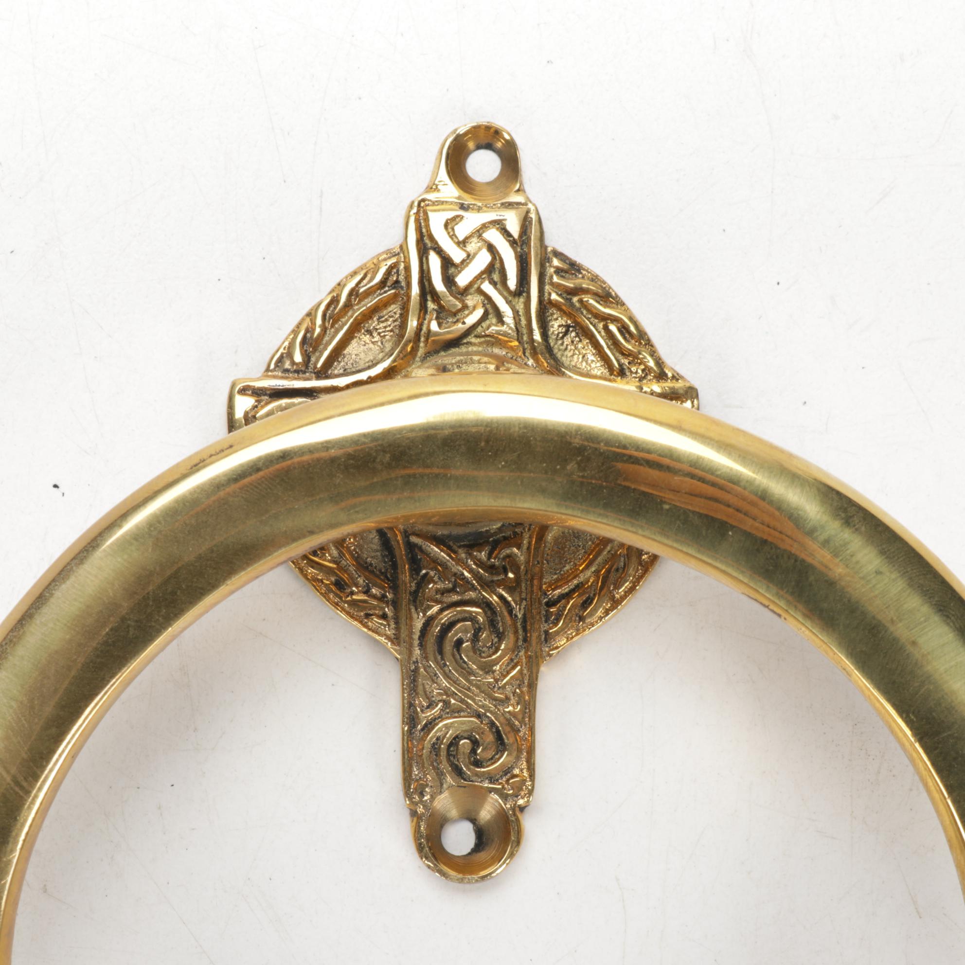 Irish Brass Company Brass Claddagh Door Knocker EBTH