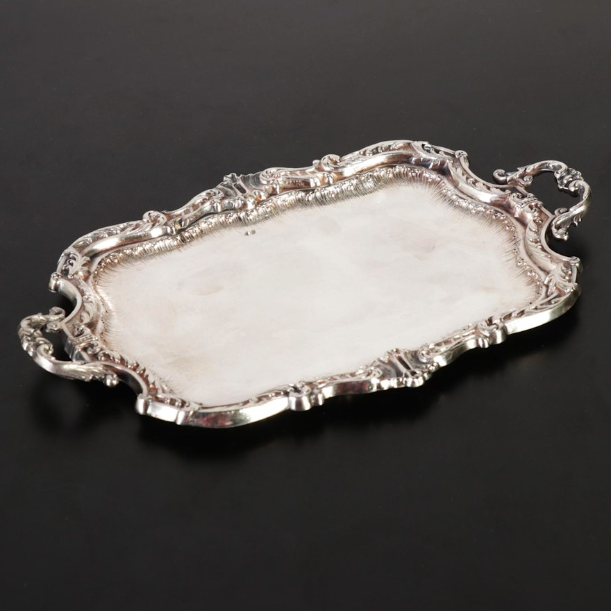 French Sterling Silver Vanity Tray