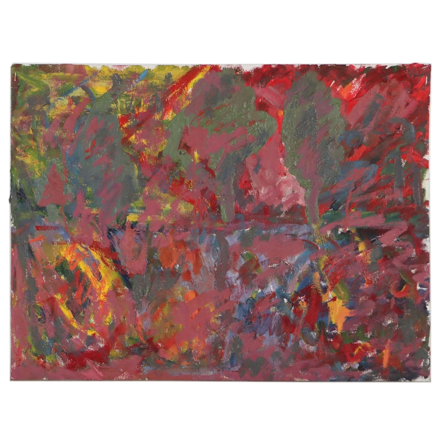 Jerald Mironov Abstract Oil Painting