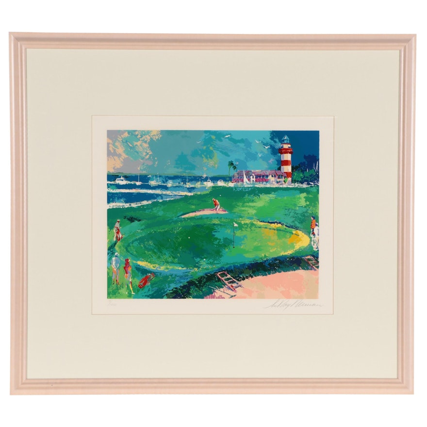 LeRoy Neiman Serigraph "18th at Harbor Town," 1992