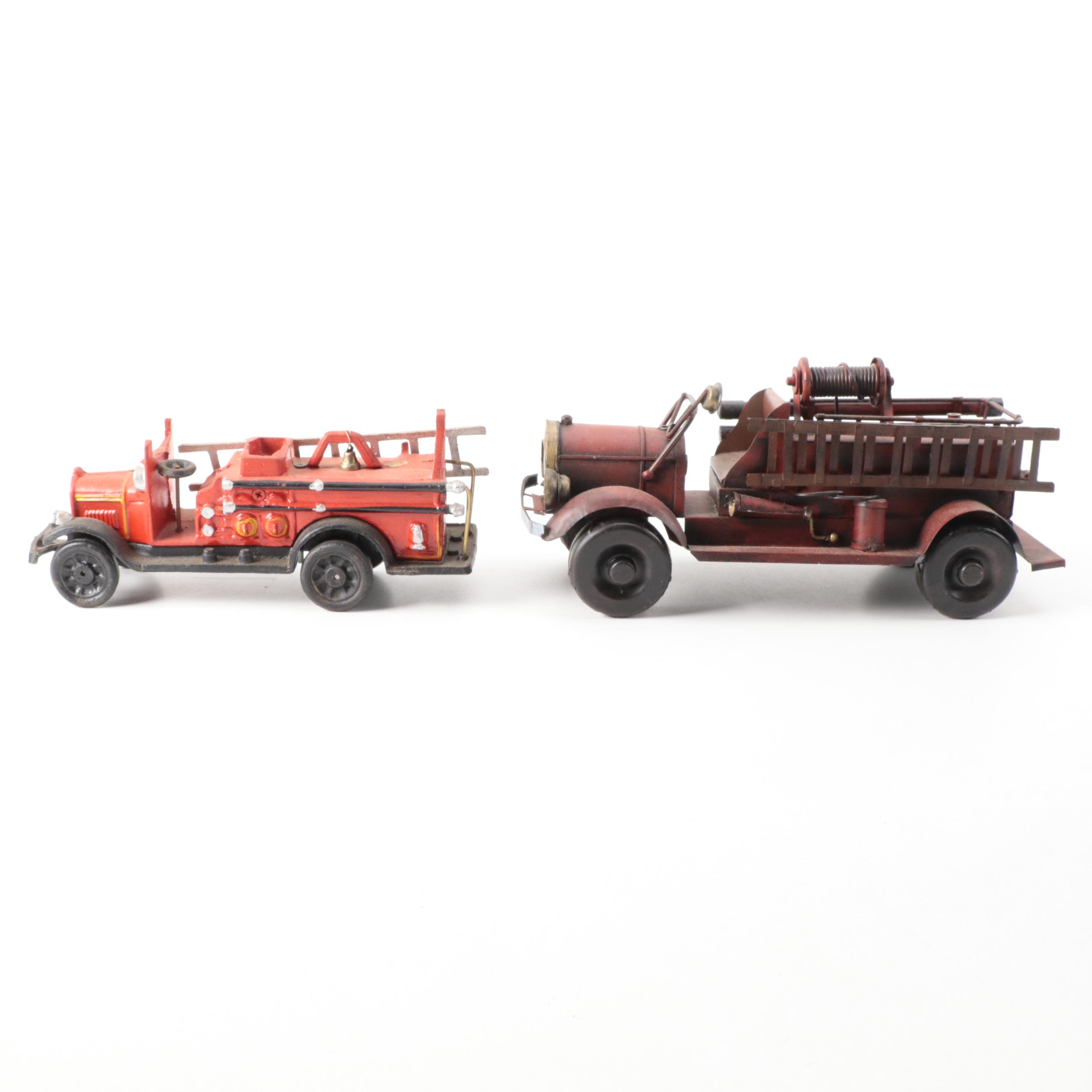 Pressed Steel and Cast Iron Firefighting Trucks EBTH