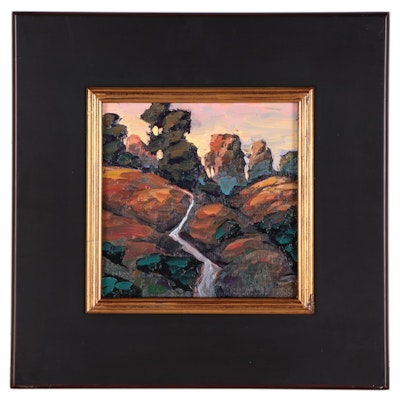 William Hawkins Landscape Oil Painting, 21st Century