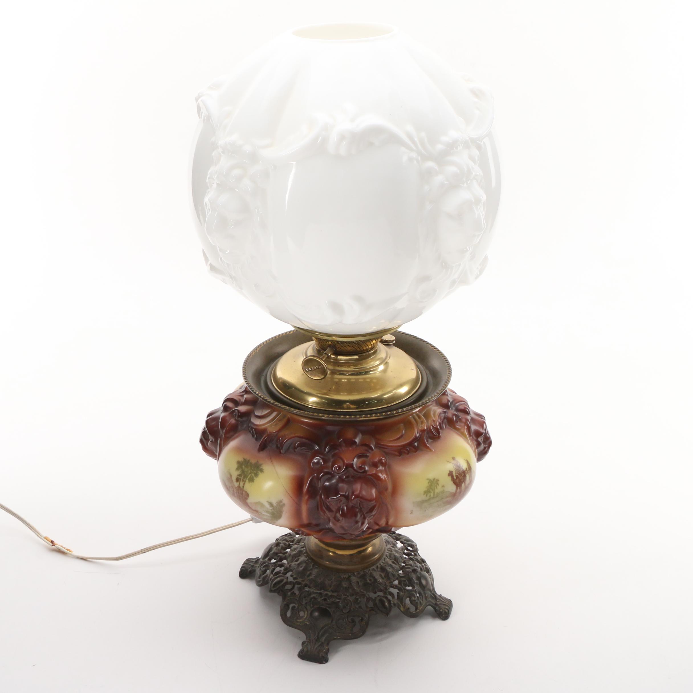 Converted Pittsburgh Success Oil Lamp, Early 20th Century EBTH