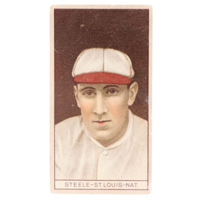 1912 William Steele Recruit "T207" St. Louis Nat. Baseball Card