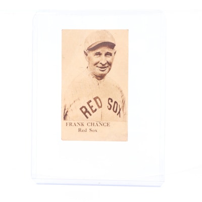 1920s Frank Chance "Boston Red Sox" Portrait Baseball Card