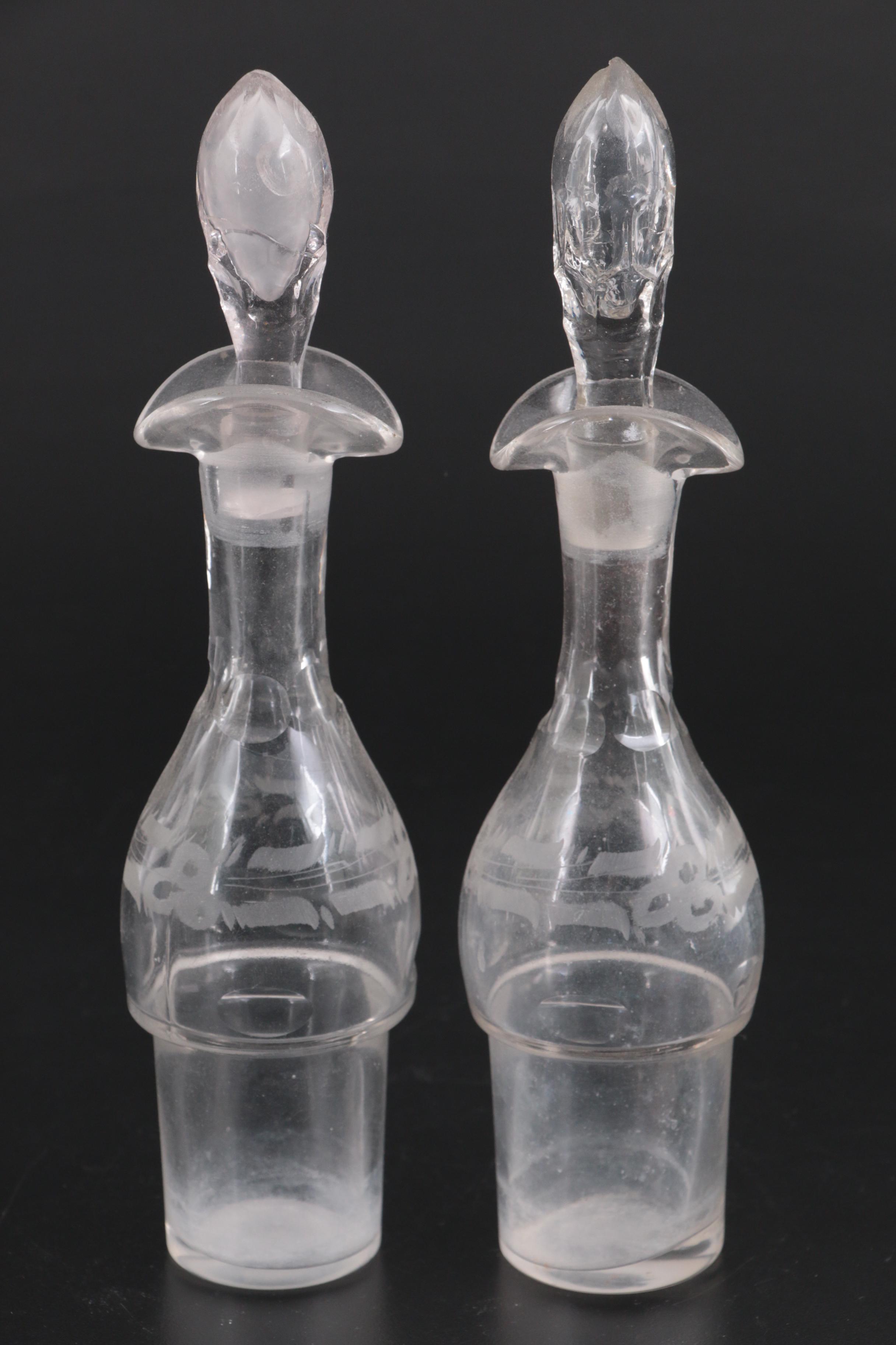 Simpson, Hall, Miller & Co. Silver Plate and Glass Cruet Set, Late 19th