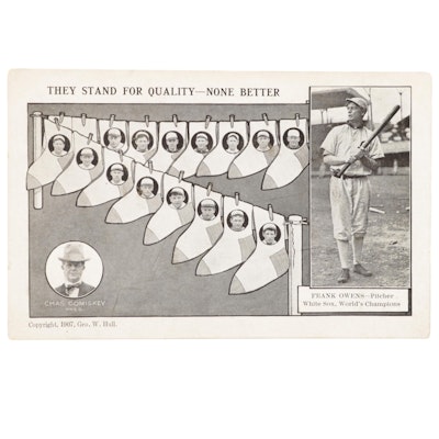 1907 Chicago White Sox A.L. "They Stand For Quality - None Better" Postcard