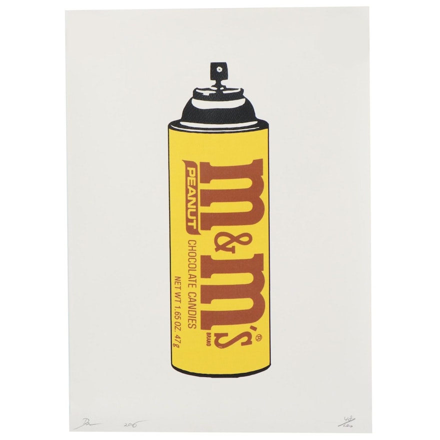 Death NYC Pop Art Offset Lithograph of Spray Paint Can, 2016
