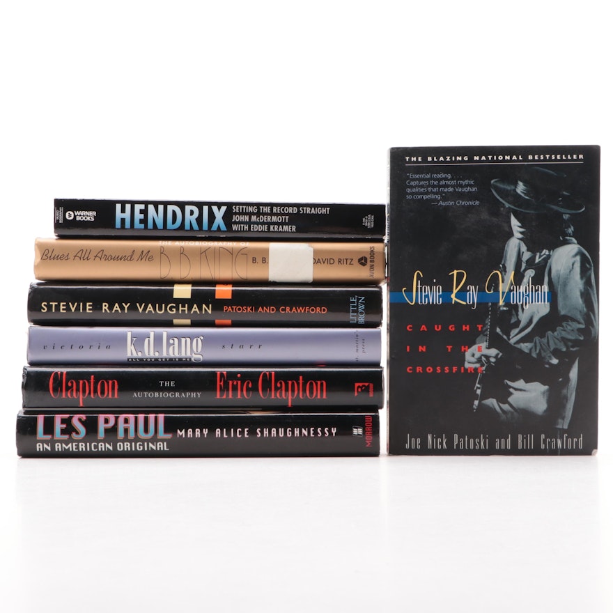 Musician Biographies Including Les Paul, Eric Clapton, k.d. lang, and More