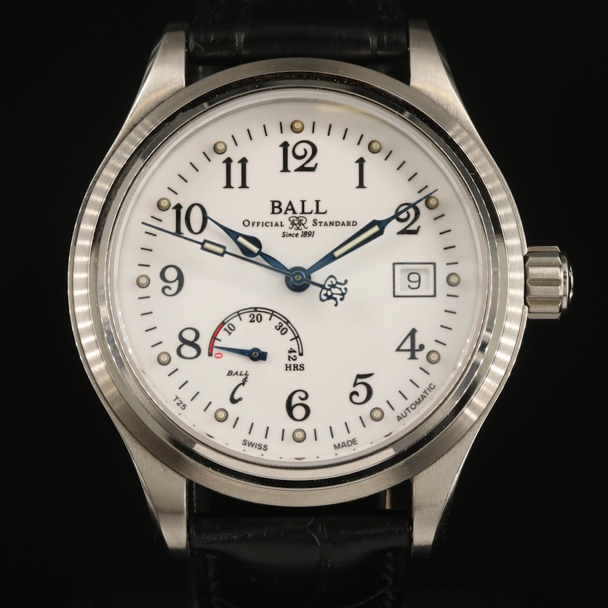 Ball Official RR Standard Trainmaster Automatic Wristwatch