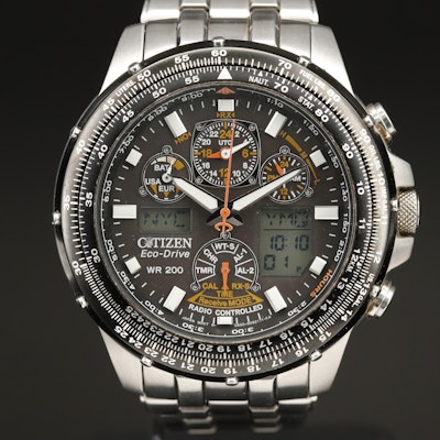 Citizen Eco-Drive World Timer Wristwatch