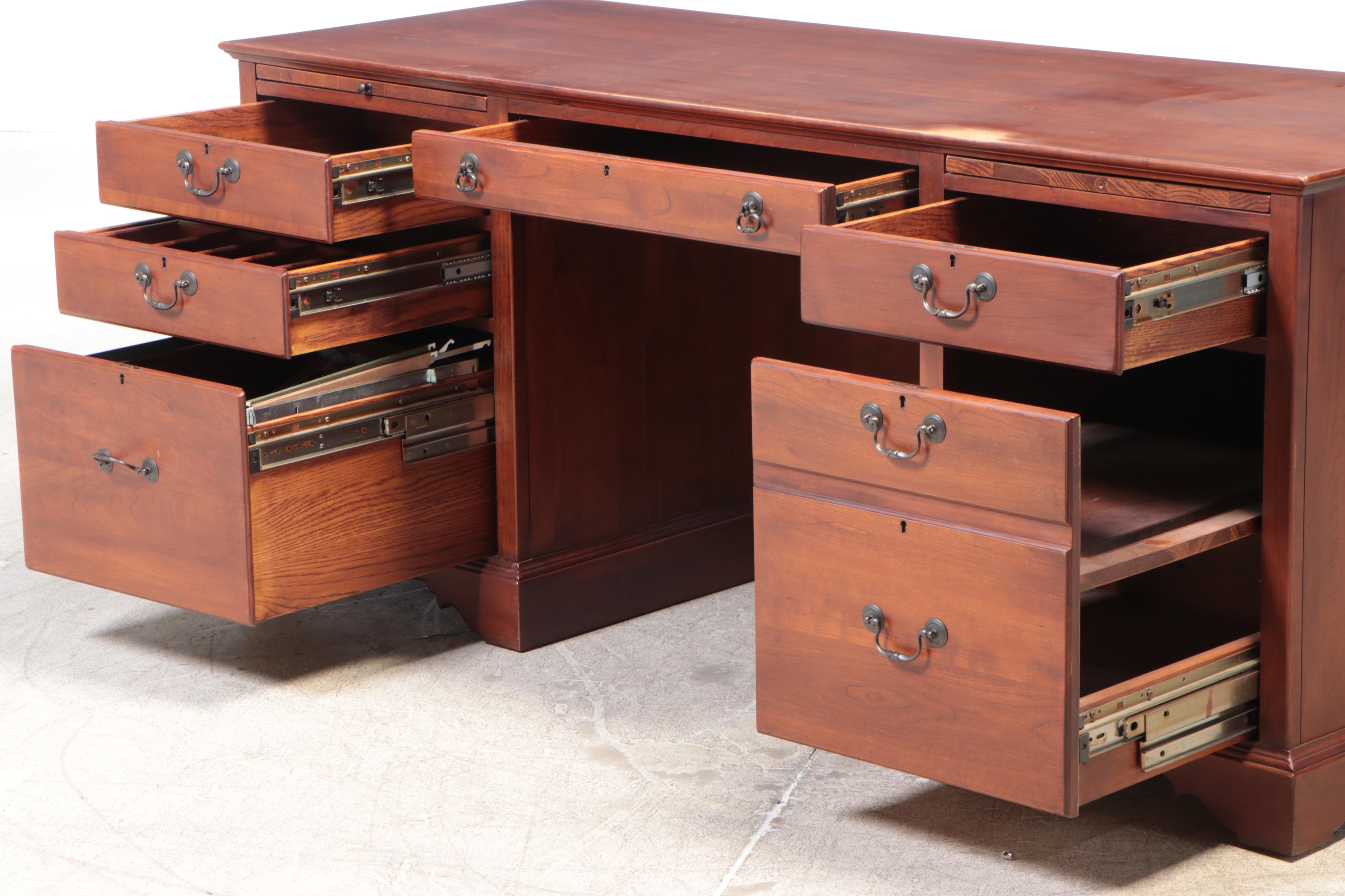 Bob Timberlake for Lexington Furniture Cherry Credenza Executive Desk