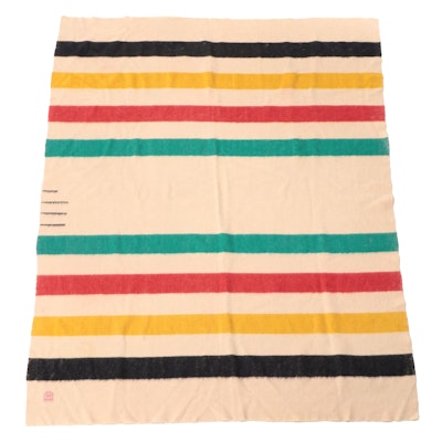 Hudson's Bay Company 3.5 Point Wool Blanket, Mid-20th Century