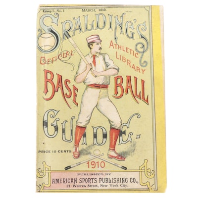 1910 "Spalding's Athletic Library Base Ball Guide" by American Sports Co.