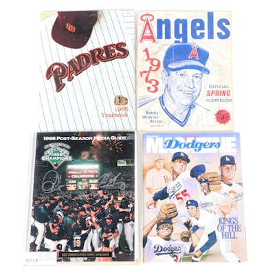 Ken Caminiti, Jack McKeon Signed Baseball Magazines, COA