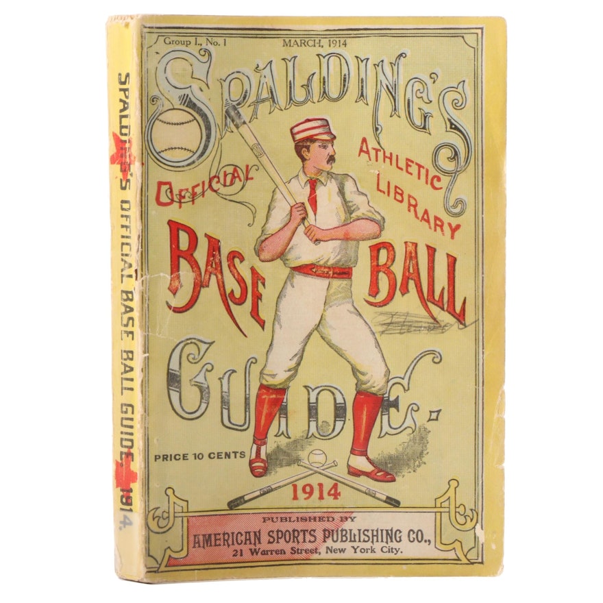 1914 "Spalding's Official Athletic Base Ball Guide" by American Sports Pub. Co.