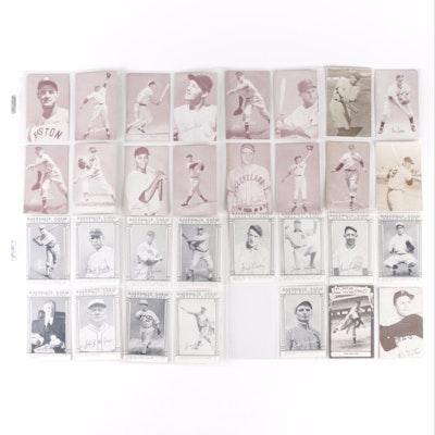 1940s-1970s Exhibit Baseballs Cards and Hall of Fame Postcards
