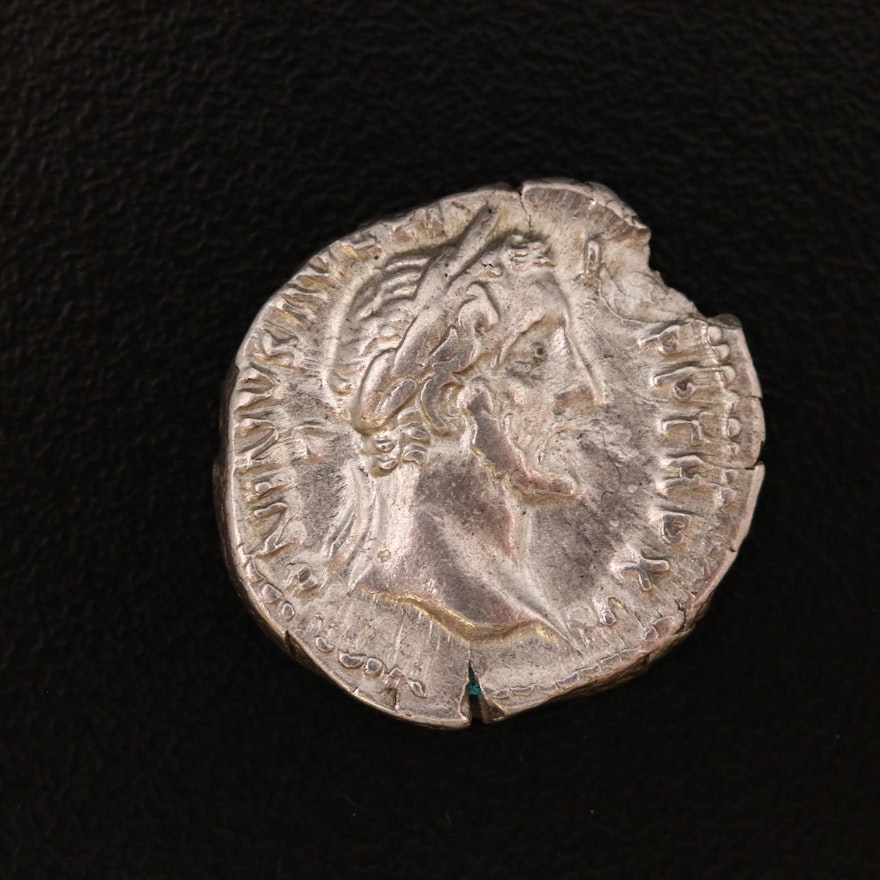 Antoninus Pius AR denarius 138-161 AD