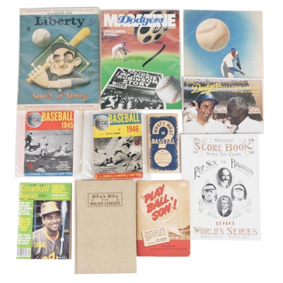 LA Dodgers Publications, "Official Baseball" Guides, "Who's Who," and More
