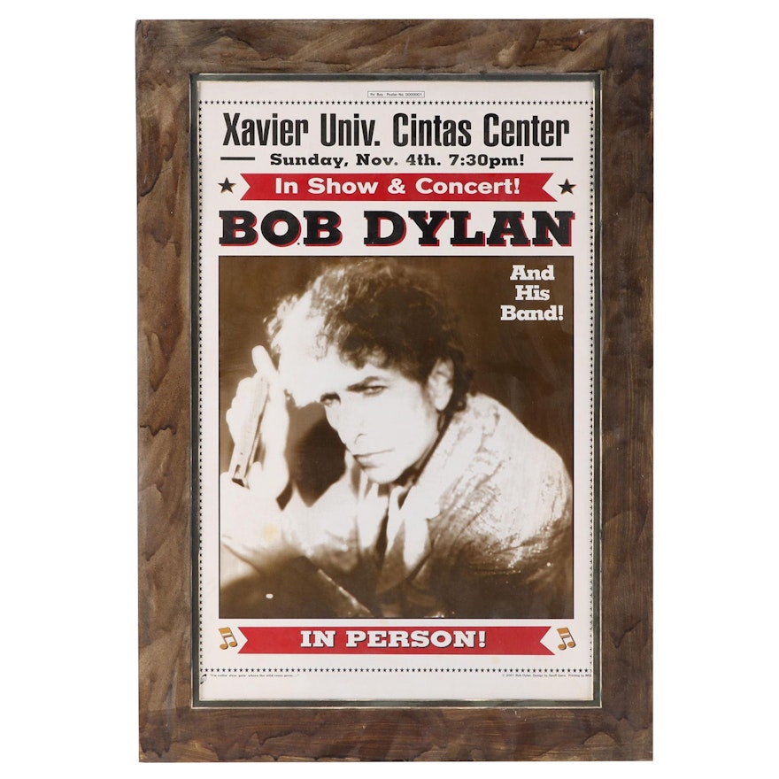 Bob Dylan Graphic Print Concert Poster After Geoff Gans, 21st century