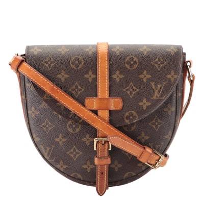 Louis Vuitton Chantilly MM in Monogram Canvas and Vachetta Leather