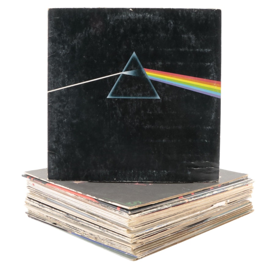 Pink Floyd, Led Zeppelin, Jeff Beck, Cream, Other Vinyl Rock LP Records