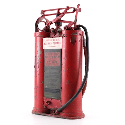 American LaFrance Foamite Corp. "Class C" Fire Extinguisher with Pressure Valve