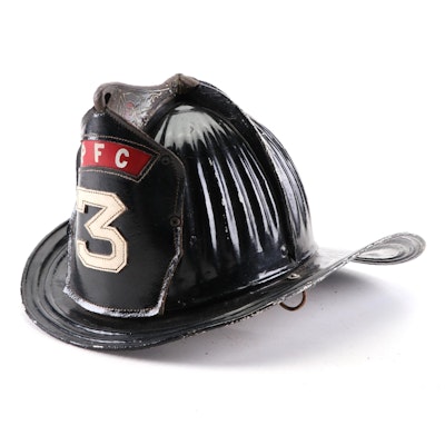 Cairns & Bros. "PFC 3" Firefighting Helmet, Mid-20th Century