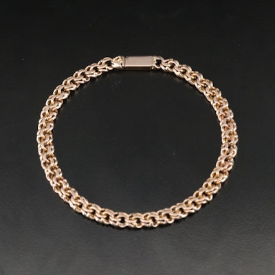 10K Fancy Link Bracelet