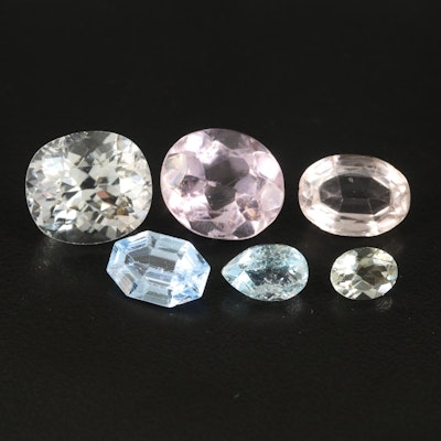 Loose Gemstones Including Topaz, Amethyst and Laboratory Grown Spinel