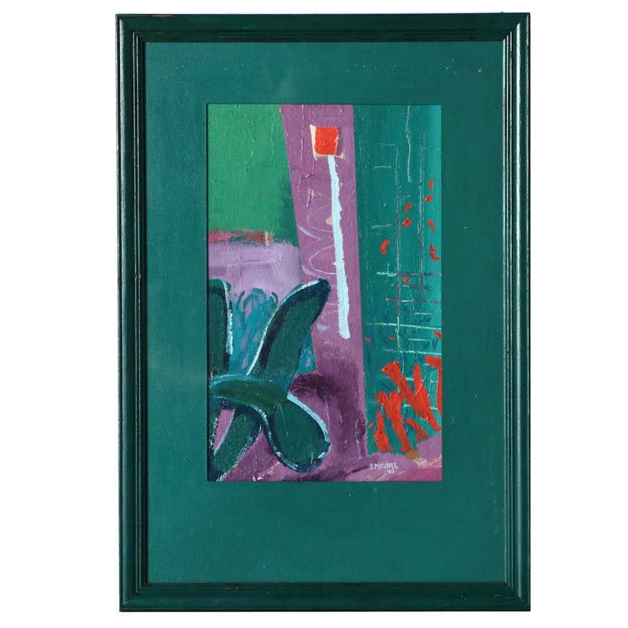 Abstract Oil Painting, 1990