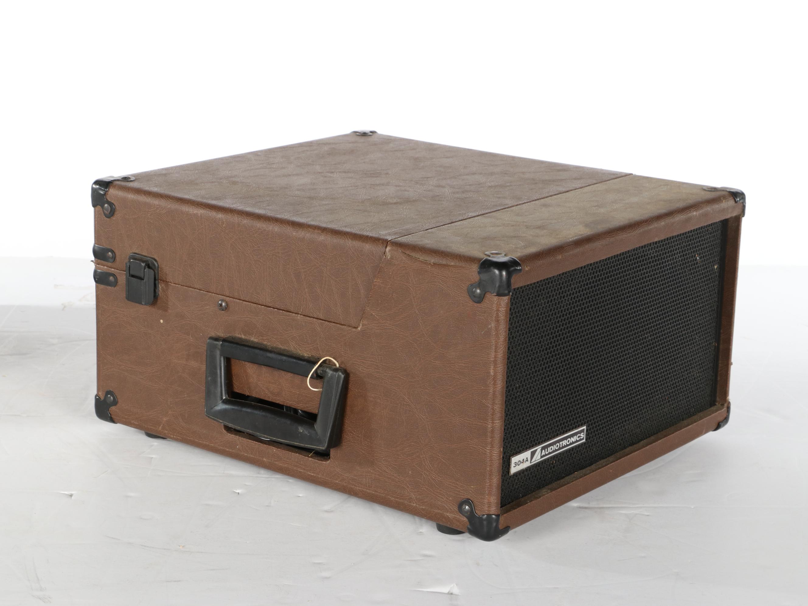 Audiotronics 304A Portable Record Player with Classical Records EBTH