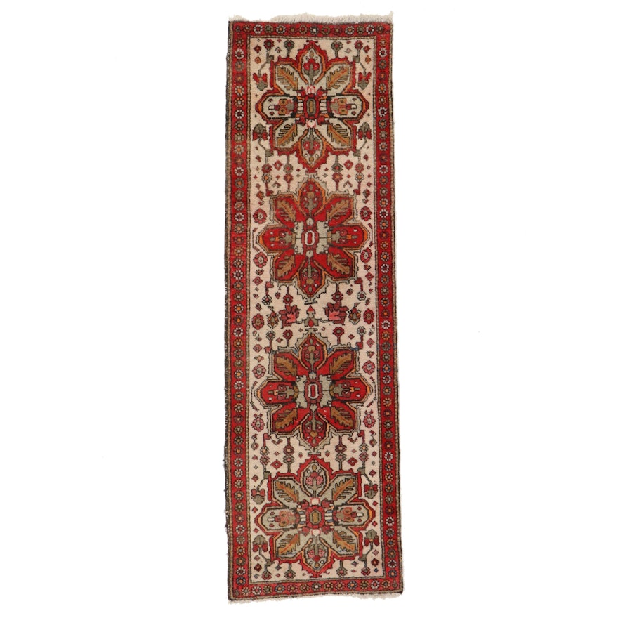 2'2 x 7'3 Hand-Knotted Persian Ahar Carpet Runner